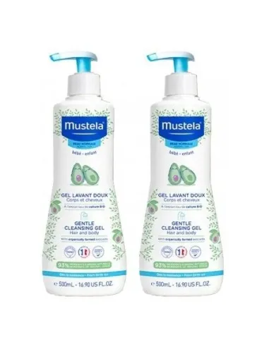 MUSTELA GEL DE BAÑO SUAVE DUPLO 2X500ML