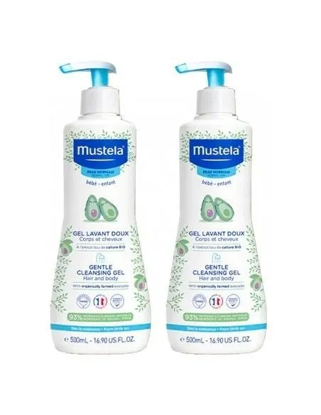 MUSTELA GEL DE BAÑO SUAVE DUPLO 2X500ML