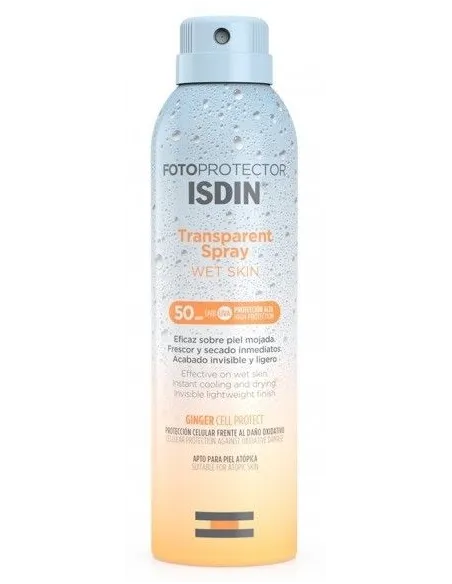 ISDIN FOTOPROTECTOR TRANSPARENT SPRAY WET SKIN SPF-50 250 ML