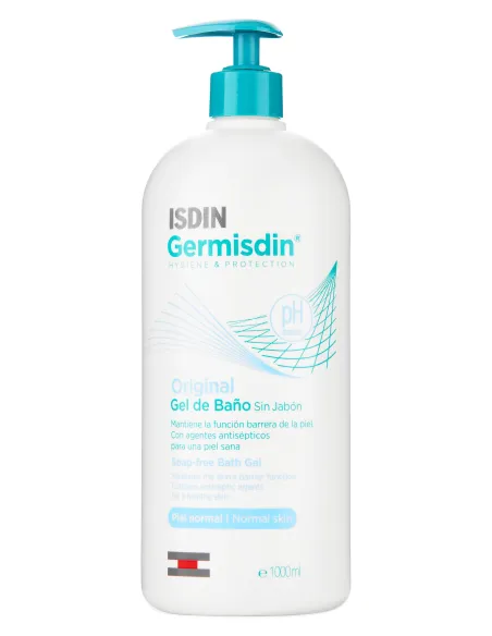 ISDIN GERMISDIN GEL DE BAÑO SIN JABÓN HIGIENE CORPORAL 1000ML