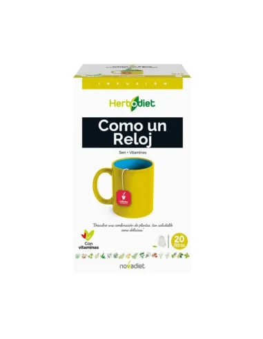 HERBODIET COMO UN RELOJ 20 INFUSIONES