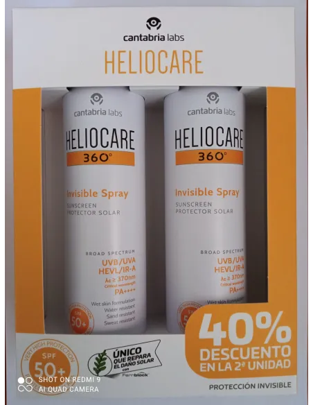 PACK DUPLO HELIOCARE 360 SPRAY INVISIBLE