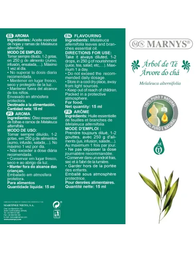 ACEITE ESENCIAL ARBOL DEL TE MARNYS 15 ML