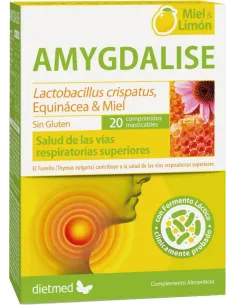 AMYGDALISE MIEL LIMON 20 COMP. MASTICABLES
