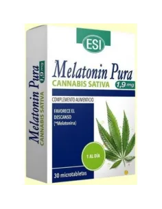 MELATONINA PURA 1,9MG + CANNABIS 30 CAPSULAS