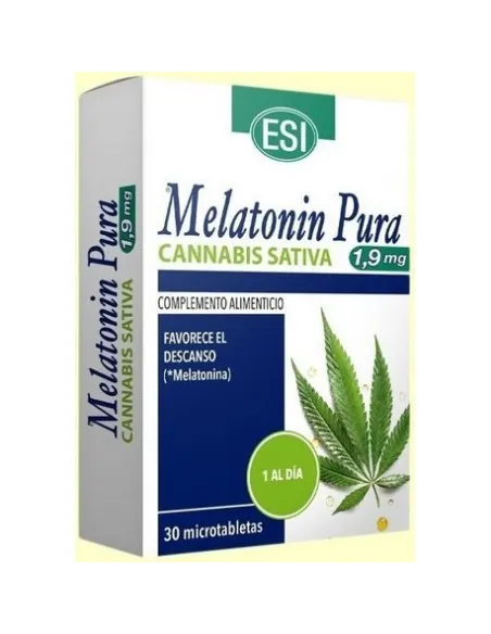MELATONINA PURA 1,9MG + CANNABIS 30 CAPSULAS