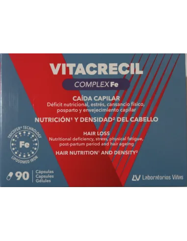 VITACRECIL COMPLEX FE 90 CAPSULAS