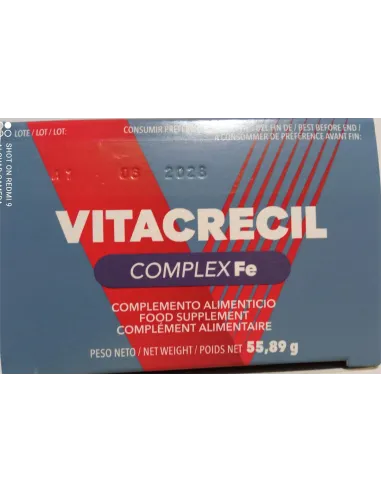 VITACRECIL COMPLEX FE 90 CAPSULAS