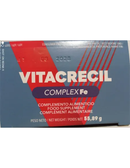 VITACRECIL COMPLEX FE 90 CAPSULAS