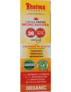 CREMA FACIAL BRONCEADORA SPF 30 RHATMA 60ML 2