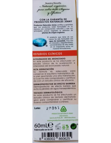 CREMA FACIAL BRONCEADORA SPF 30 RHATMA 60ML