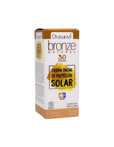 Crema Protección Solar Facial Cosmos Organic Bio SPF-50 50 ml Bronze Drasanvi