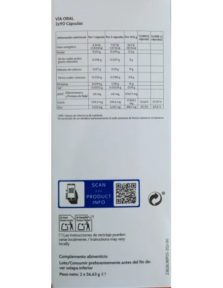 INMUNOFERON DUPLO 90+90 CAPSULAS