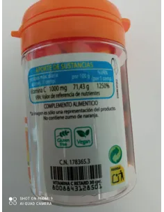VITAMINA C PURA 1.000MG RETARD 30 COMPRIMIDO 2