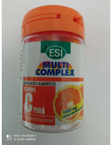 VITAMINA C PURA 1.000MG RETARD 30 COMPRIMIDO