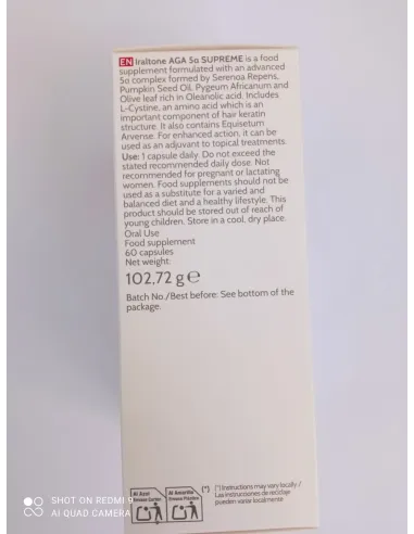 IRALTONE AGA 5-ALFA SUPREME 60 CAPS