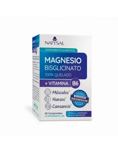 BISGLICINATO DE MAGNESIO 100% QUELADO 60COMP