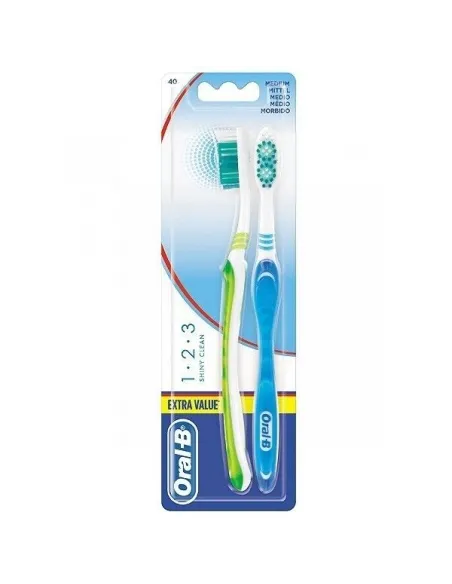 ORAL-B CEPILLO DENTAL ADULTO ADVANTAGE 1 2 3 MEDIO 2UDS