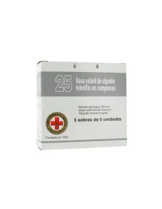 GASA ESTERIL GRAN CRUZ 25 UND