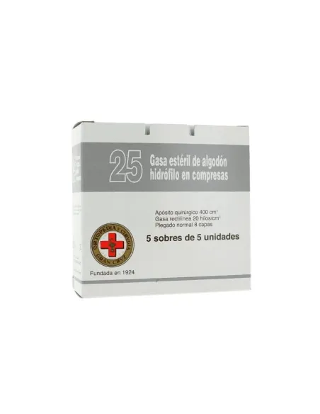 GASA ESTERIL GRAN CRUZ 25 UND