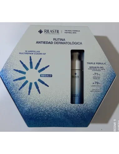 Rilastil Rutina Antiedad Dermatologica (Triple ferulic + ampollas cuadri-GF)