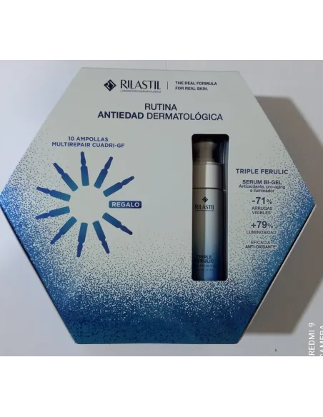 Rilastil Rutina Antiedad Dermatologica (Triple ferulic + ampollas cuadri-GF)
