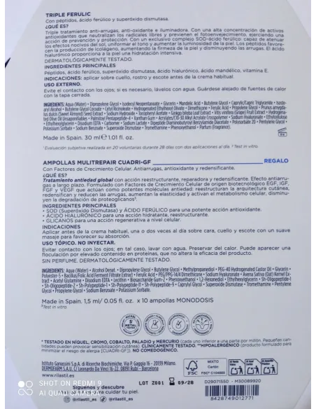 Rilastil Rutina Antiedad Dermatologica (Triple ferulic + ampollas cuadri-GF)