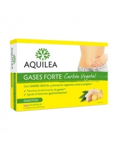AQUILEA GASES FORTE CARBÓN VEGETAL 60 CÁPSULAS