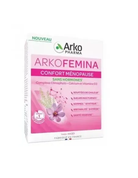 ARKOFEMINA MENOPAUSIA 60 CAPS SIN HORMONAS
