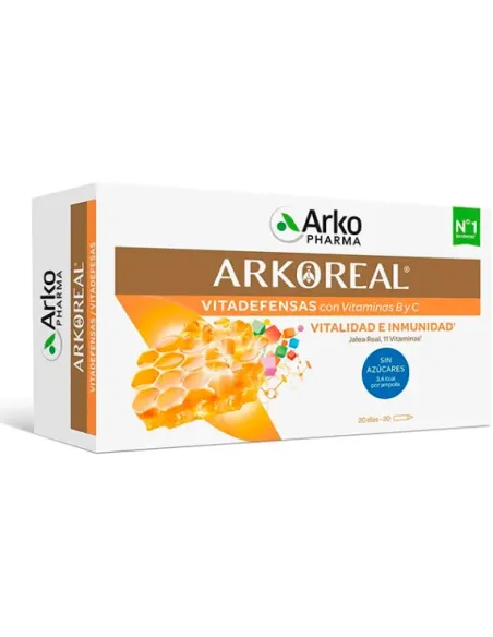 ARKOREAL VITADEFENSAS 1000 MG SIN AZUCAR