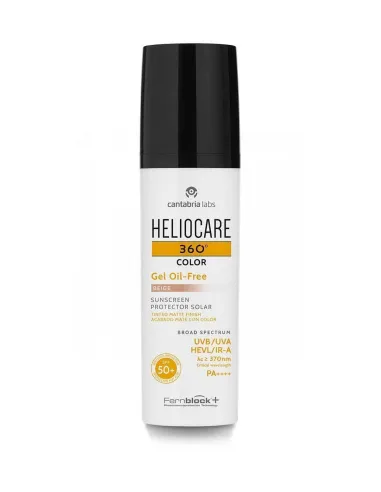 HELIOCARE 360 GEL OIL FREE COLOR BEIGE SPF50+ 50ML