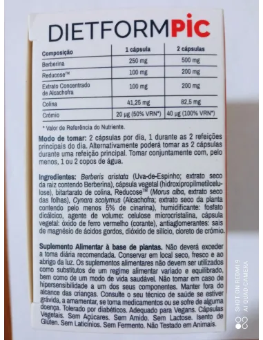 DIETFORMPIC 30 CAPSULAS