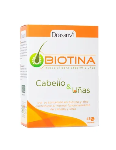 BIOTINA 400 MCG 45 COMPRIMIDOS DRASANVI