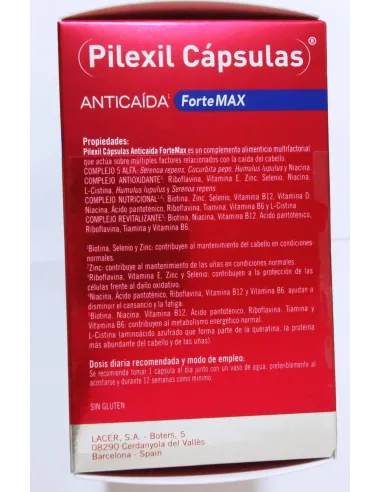 KIT DUPLO PILEXIL CAPS FORTE MAX 60+60 CAPS