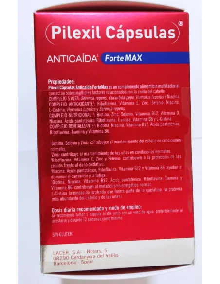 KIT DUPLO PILEXIL CAPS FORTE MAX 60+60 CAPS