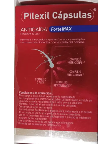 KIT DUPLO PILEXIL CAPS FORTE MAX 60+60 CAPS