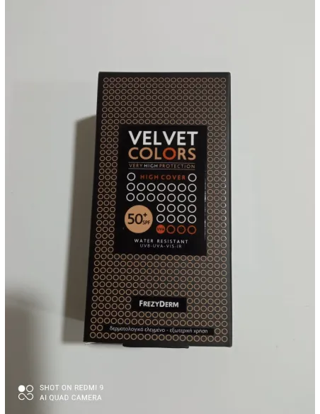 FREZYDERM VELVET COLORS SPF50+ 30ML