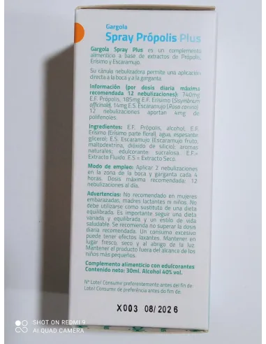 GARGOLA SPRAY PLUS 30ML