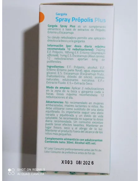 GARGOLA SPRAY PLUS 30ML