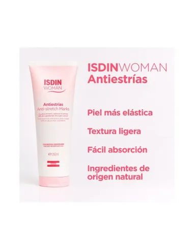 ISDIN Antiestrías Duplo (2x250ml) - Pack Ahorro 50% en 2ª Unidad
