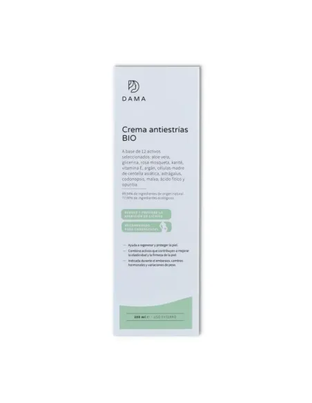 Herbora Dama Crema Antiestrías BIO (200 ml) - Cosmética Natural Certificada
