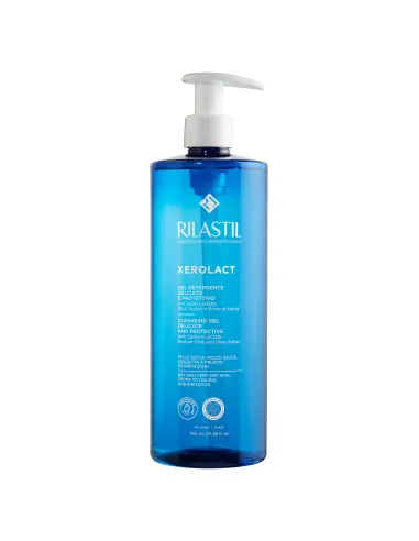 Rilastil Xerolact Gel Limpiador Reparador, 1000 ml...