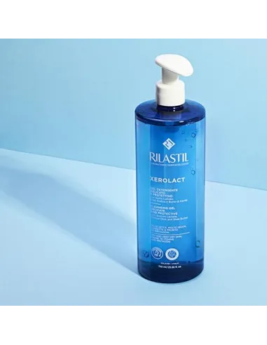 Rilastil Xerolact Gel Limpiador Reparador, 1000 ml...