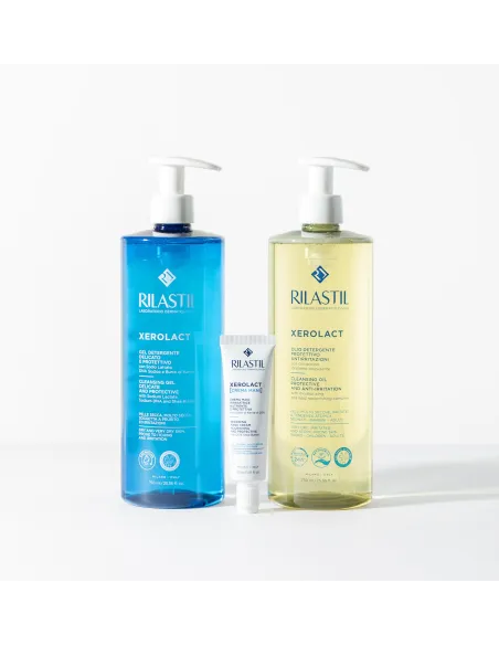 Rilastil Xerolact Gel Limpiador Reparador, 1000 ml...