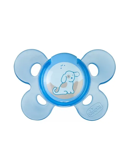 CHICCO CHUPETE SILICONA PHYSIO COMFORT AZUL 1UD