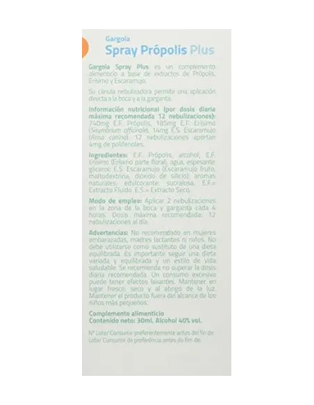 GARGOLA SPRAY PLUS 30ML