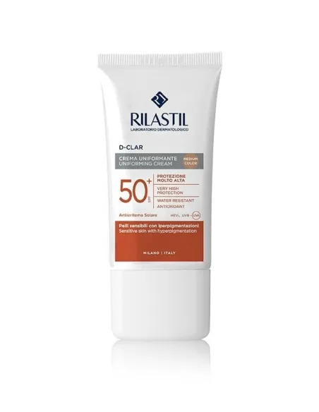 RILASTIL SUN SYSTEM D-CLAR MEDIUM SPF-50+ 40ML