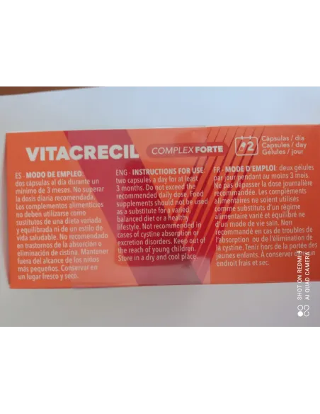 VITACRECIL COMPLEX FORTE DUPLO 90 CAPS.