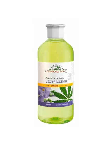 CHAMPU USO FRECUENTE LINO Y CAÑAMO 500ML