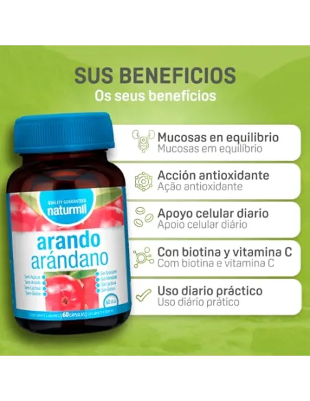 NATURMIL ARANDANO 10800MG 60 CAPSULAS